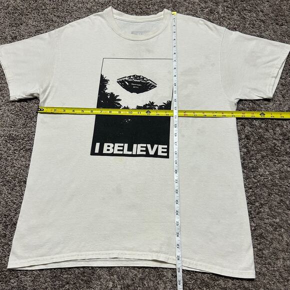 UCSD Shirt Geisel Library UFO Tee Science Nonfiction I Believe Cotton M/L White - Picture 6 of 11